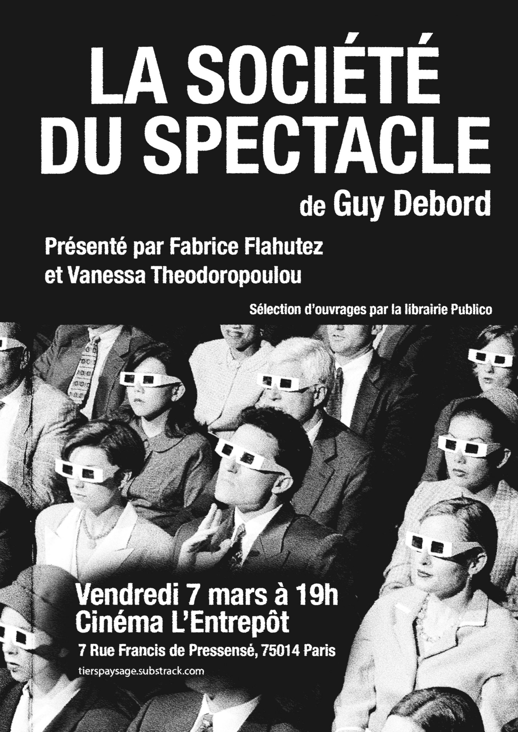 Affiche La Société du Spectacle